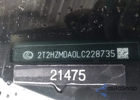 2020 Lexus Rx 350 из США, поврежденный, VIN 2T2HZMDA0LC228735